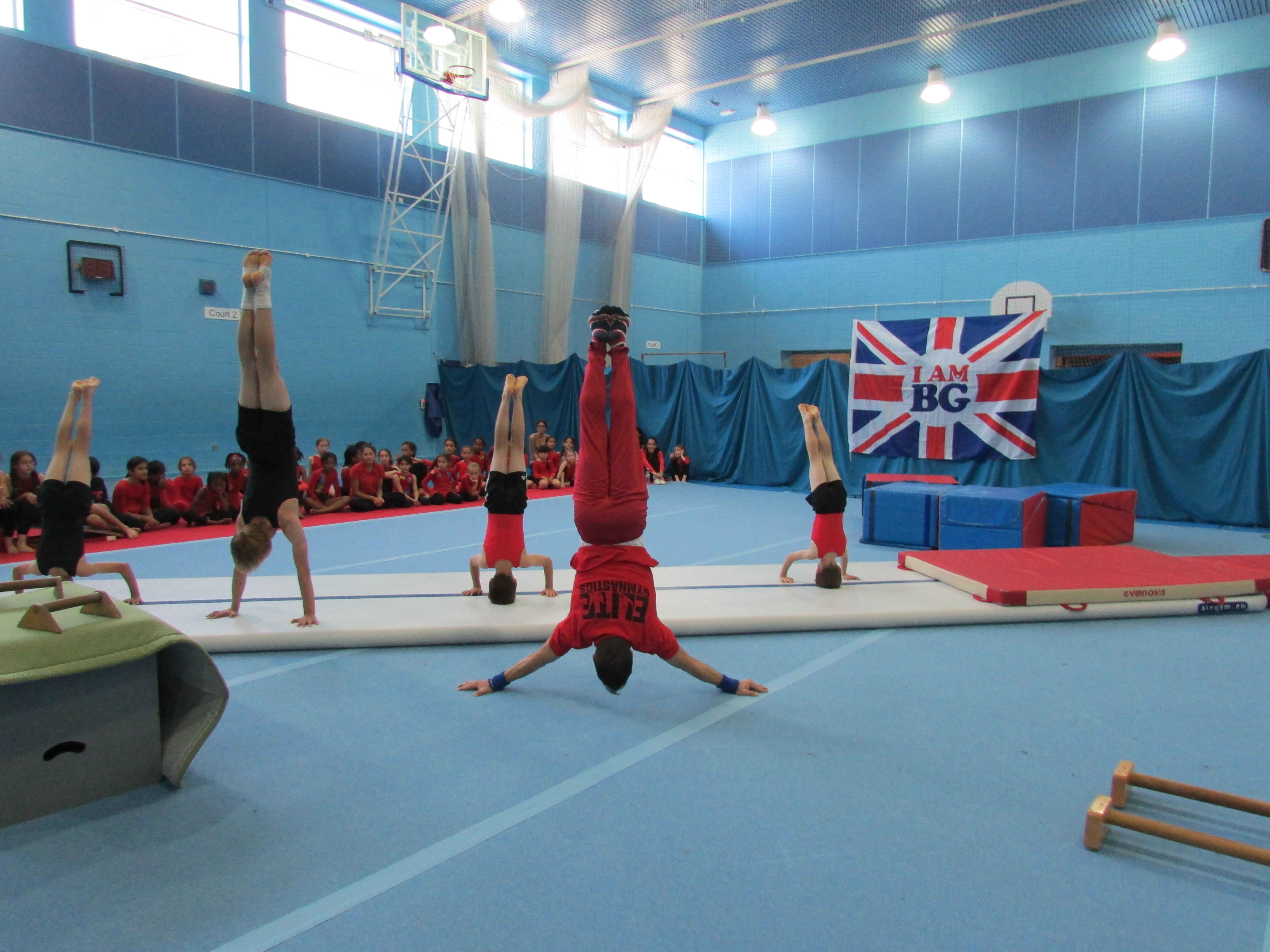 Gymnastics coaching in Edmonton Leisure Centre in London