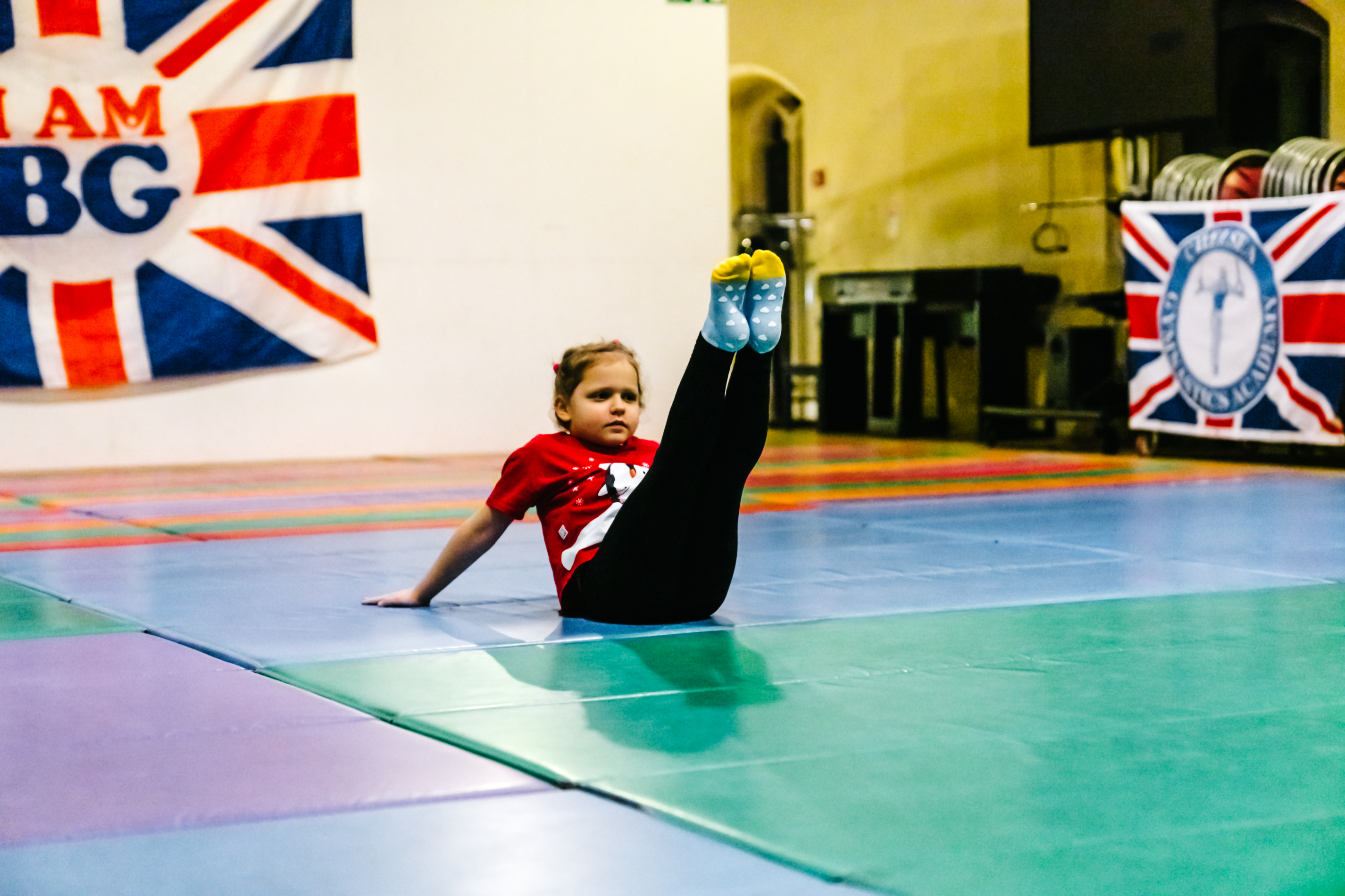 Yeva - V-sit at Chelsea Gymnastics Academy in Kensington 2022
