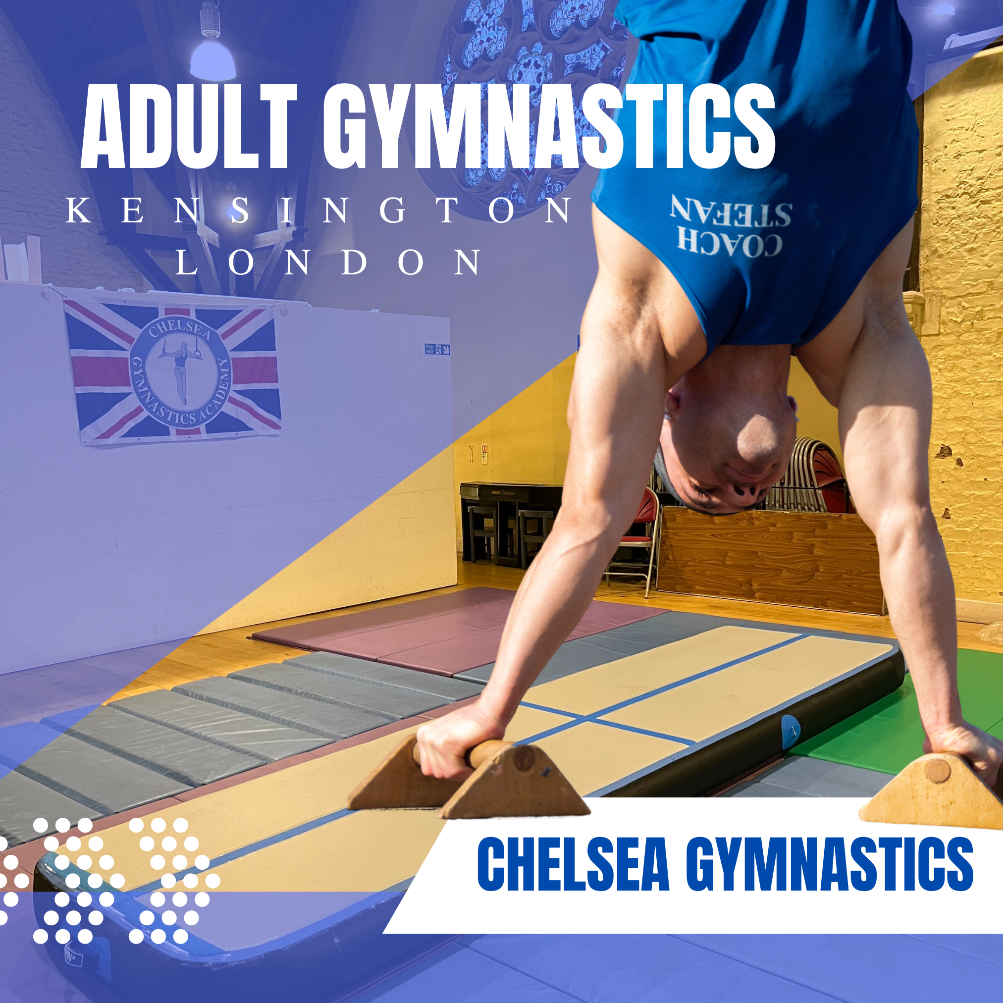 Group and Personal Gymnastics Sessions for Adults in Kensington and Chelsea in London with a Professional coach