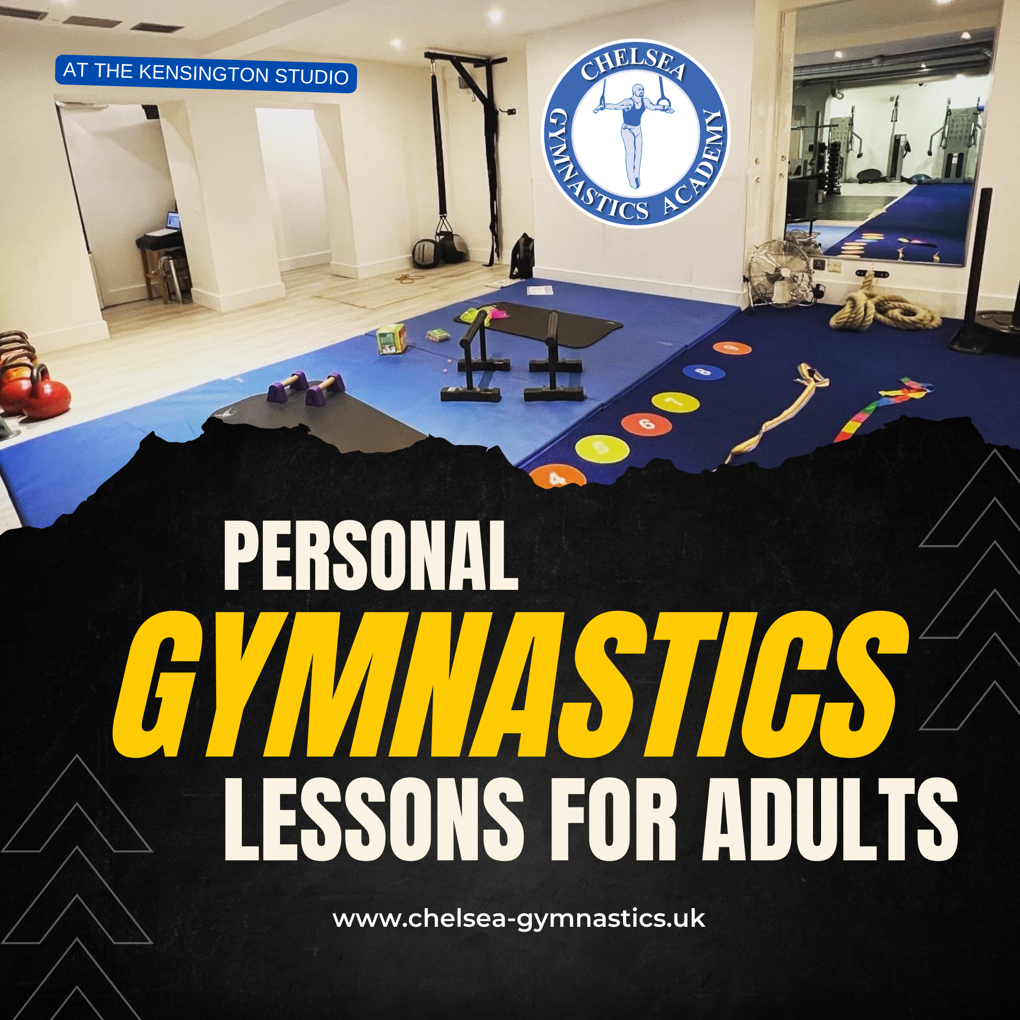 Gymnastics Sessions For Adults at the Kensington Studio