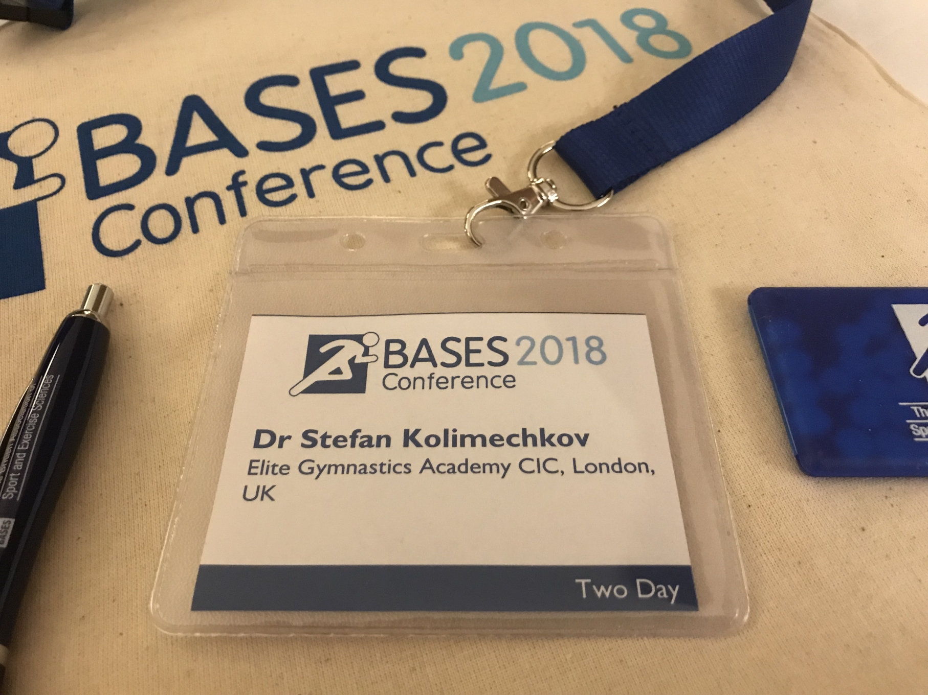 Dr Stefan Kolimechkov at the BASES Conference