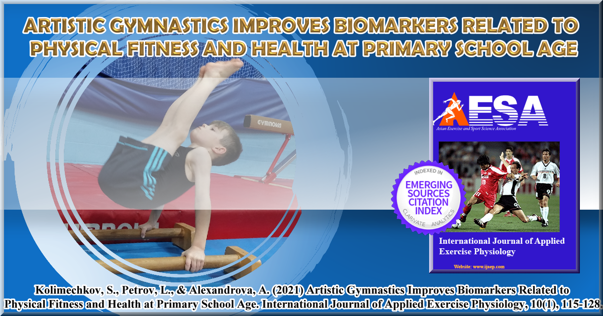 Artistic Gymnastics Improves Biomarkers Related to Physical Fitness and Health at Primary School Age